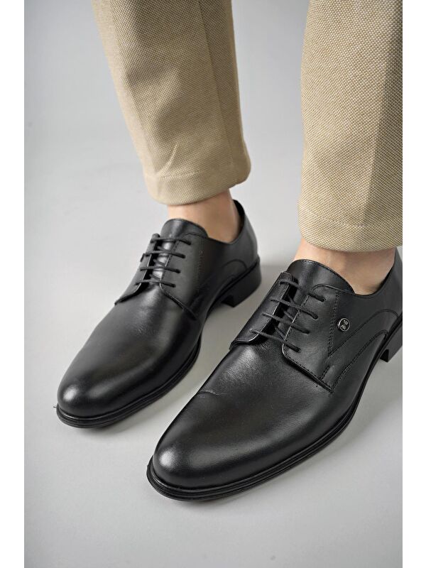 H0143 Erkek Günlük Klasik Hakiki Deri Ayakkabı - Görsel 7