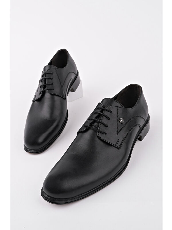 H0143 Erkek Günlük Klasik Hakiki Deri Ayakkabı - Görsel 8