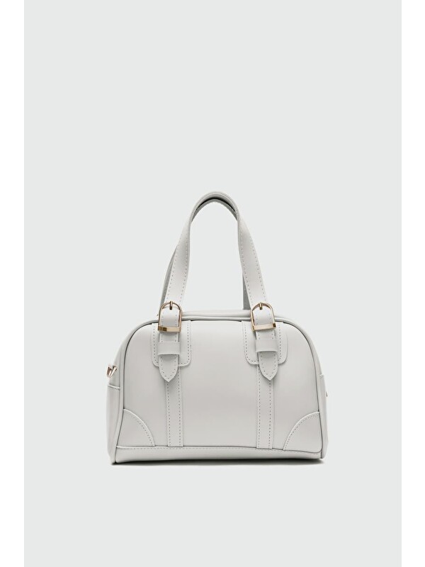 Shulebags Peggy Oval Çapraz Çanta Krem