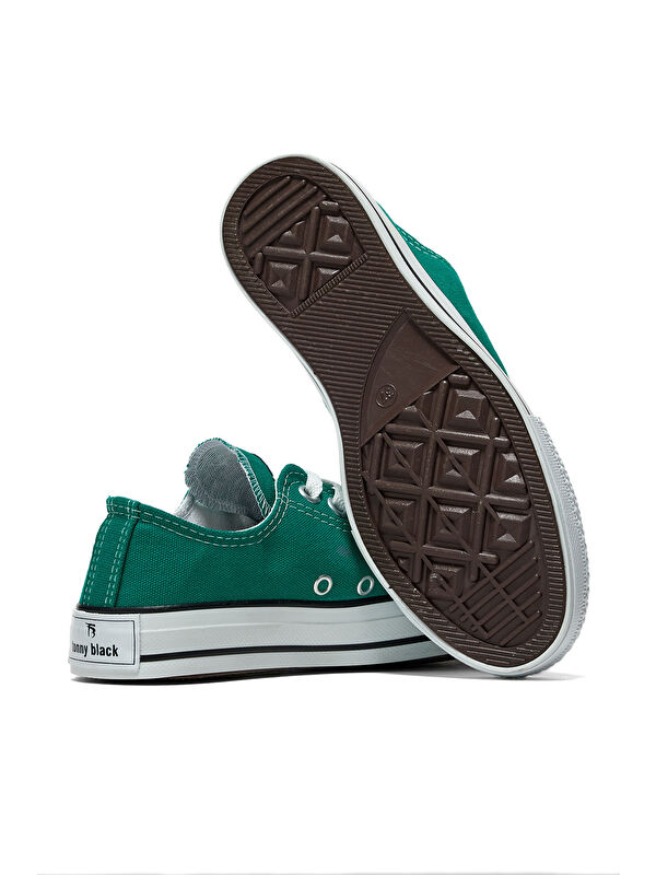 Unisex Yeşil Rahat Kalıp Sneaker Ayakkabı - Görsel 5