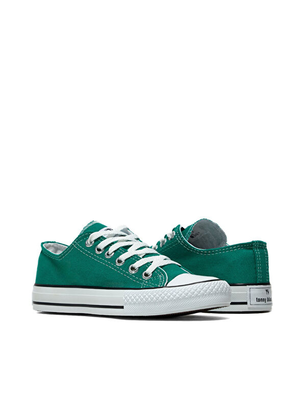 Unisex Yeşil Rahat Kalıp Sneaker Ayakkabı - Görsel 6