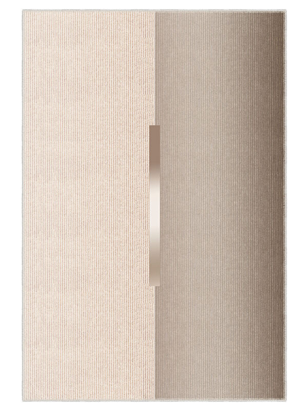 Homefesto Dekoratif Özel Tasarım Yıkanabilir İnce Kaymaz Tabanlı Modern Halı KECE FR45