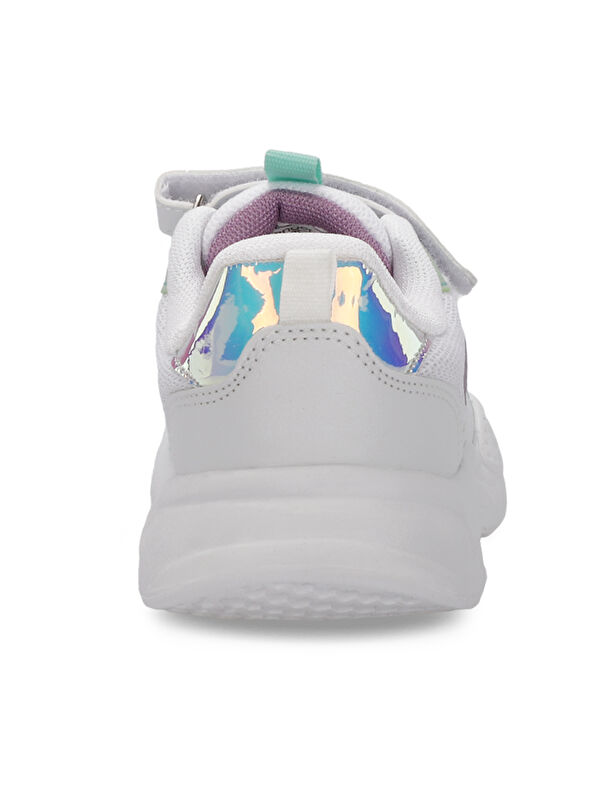 PESO I Kız Çocuk Cırt Cırtlı Beyaz / Lila Sneaker - Görsel 7
