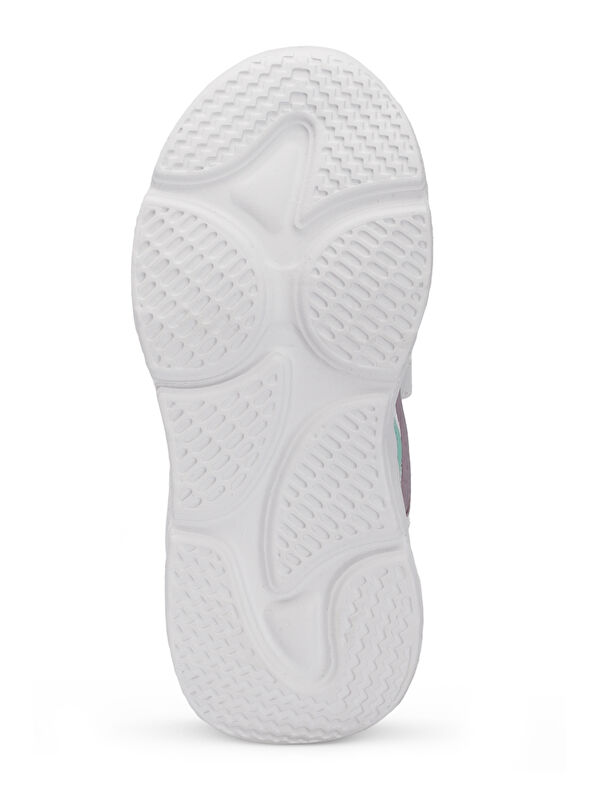 PESO I Kız Çocuk Cırt Cırtlı Beyaz / Lila Sneaker - Görsel 8