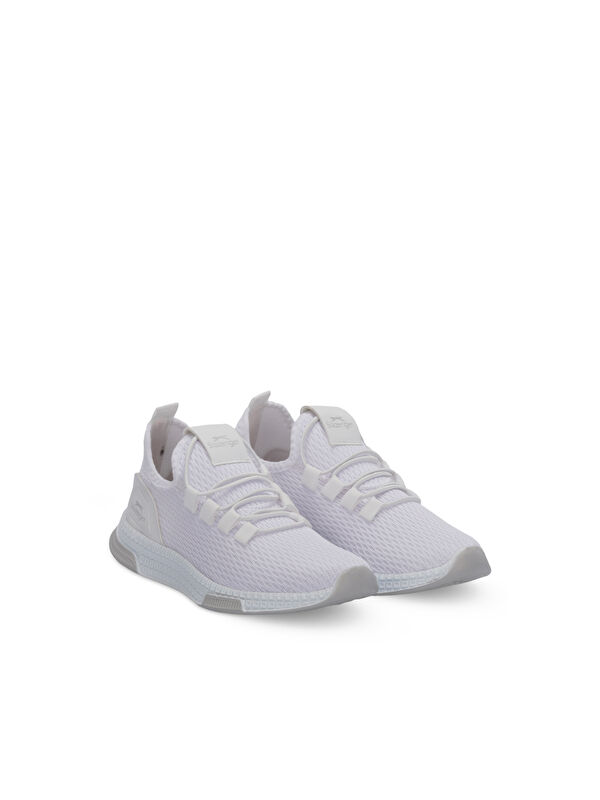 ABENA I Unisex Çocuk Beyaz Sneaker - Görsel 3