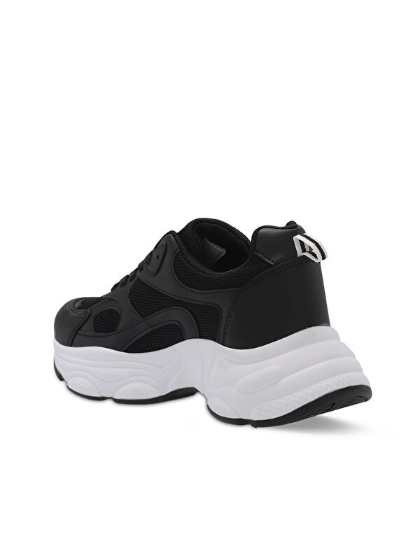 ZUSA Kadın Siyah / Beyaz Koşu & Yürüyüş Spor Ayakkabısı - Görsel 4