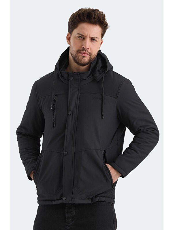 SLAZENGER HEAVEN Erkek Mont   Kaban Siyah