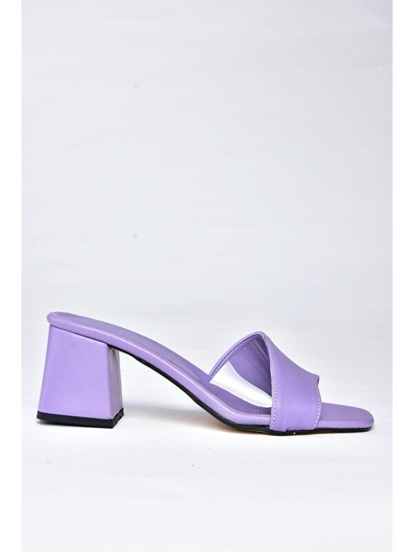 K713171409 Lila Kadın Terlik - Görsel 6
