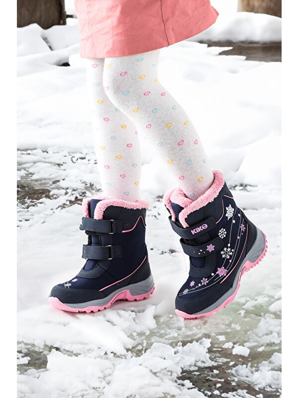 Kartanesi Cırtlı Kız Çocuk Kar Bot Soğuk Suya Dayanıklı - Görsel 3