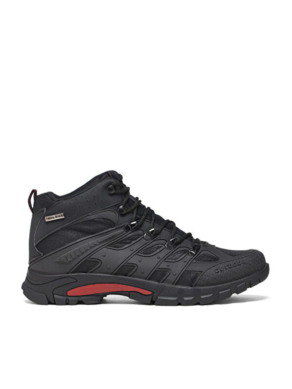 Tonny Black Siyah Tonny Black Rahat Kalip Unisex İtici Özellikli Bağcıklı Bot