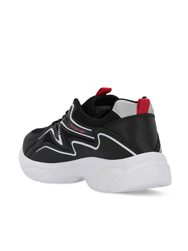 MULTI I Erkek Siyah / Beyaz Koşu & Yürüyüş Spor Ayakkabısı - Görsel 4