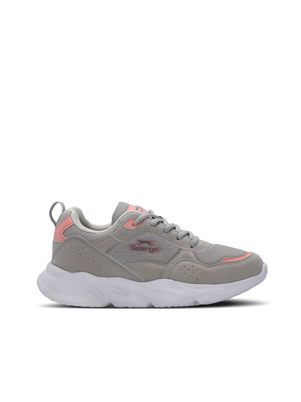 SLAZENGER OMAHA Kadın Gri / Pembe Koşu & Yürüyüş Spor Ayakkabısı