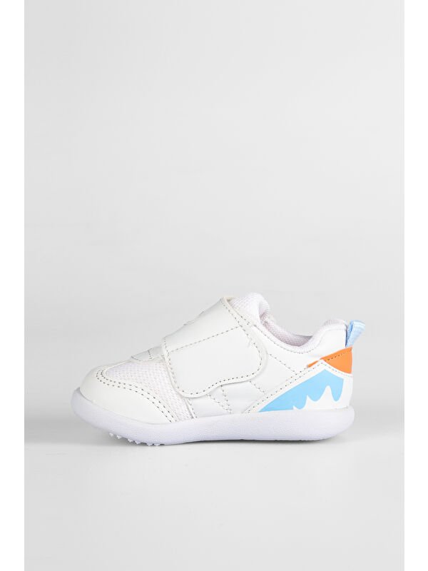 Donut Basic Erkek İlk Adım Beyaz/Mavi Sneaker - Görsel 3