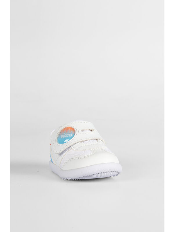 Donut Basic Erkek İlk Adım Beyaz/Mavi Sneaker - Görsel 4