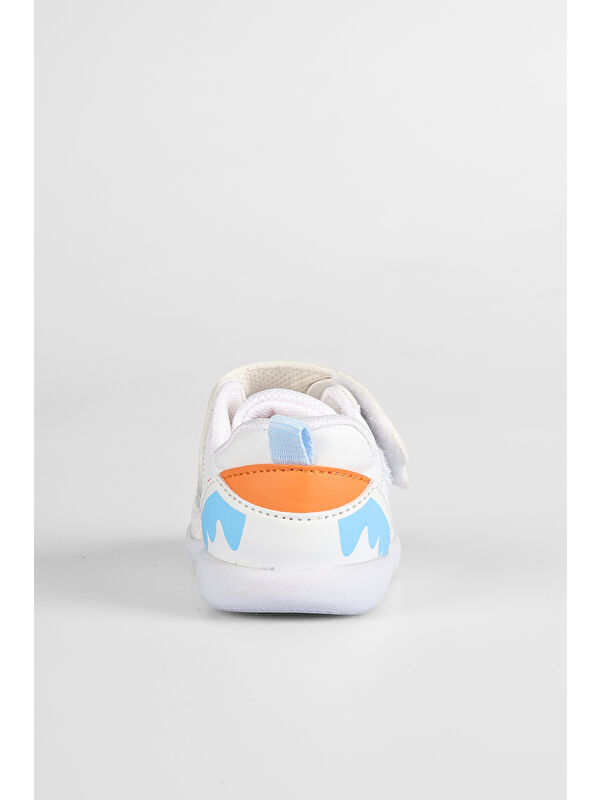 Donut Basic Erkek İlk Adım Beyaz/Mavi Sneaker - Görsel 6