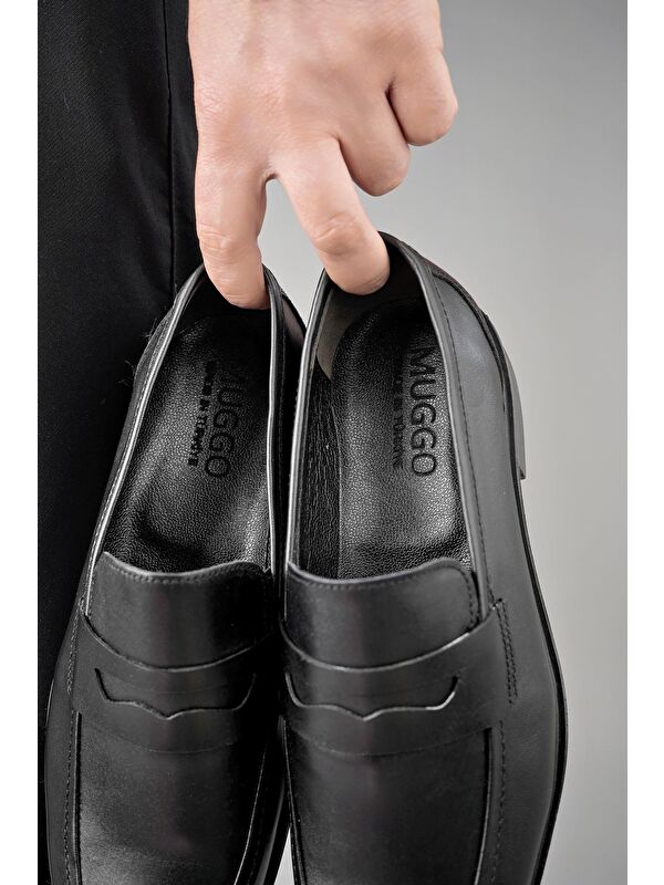 H0140 Erkek Günlük Klasik Hakiki Deri Ayakkabı - Görsel 4