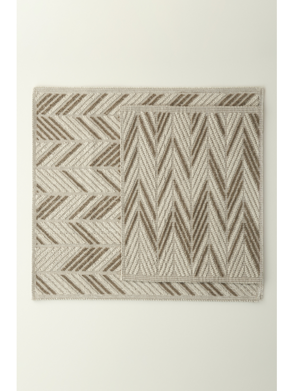 Bella Maison %100 Pamuk Corner Paspas Takımı Vizon (60x100 cm)