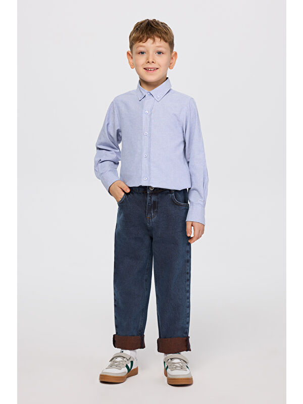 Panço Erkek Çocuk Lacivert Jean Pantolon