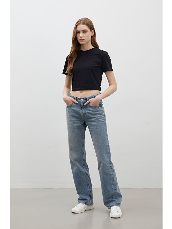Manuka 1975 Mıd-Rıse Denim Pantolon Mavi