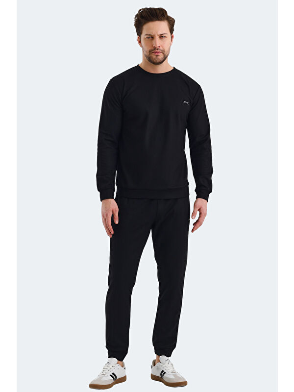SLAZENGER KINGDOM IN Erkek Siyah Eşofman Takımı