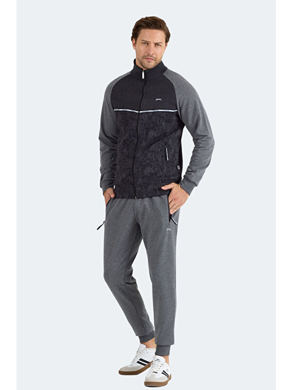 SLAZENGER FERVOR Erkek Antrasit Eşofman Takımı