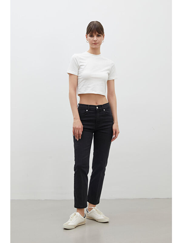 Manuka Bootcut Fit Denim Pantolon Siyah
