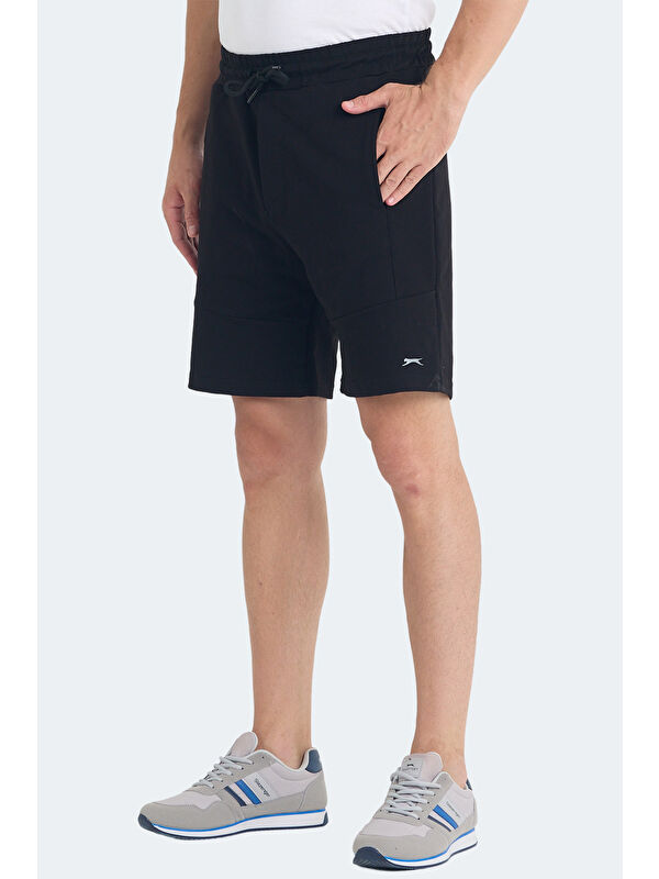 SLAZENGER VICENTE Erkek Cepli Siyah Şort