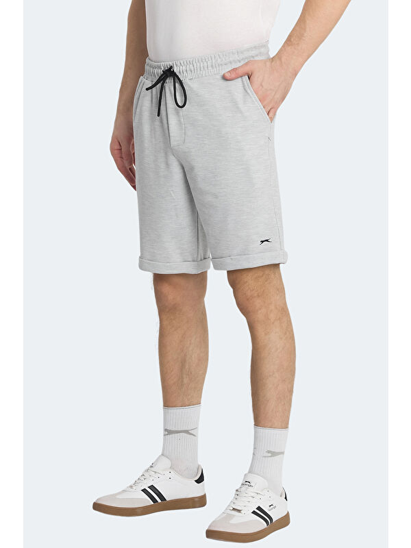 SLAZENGER NOVA Erkek Cepli Gri Şort