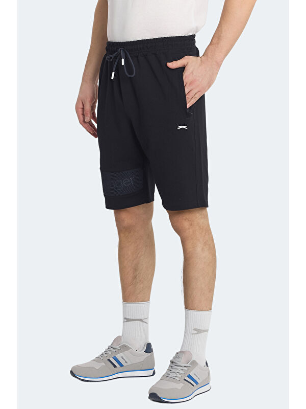 SLAZENGER NUKA Erkek Cepli Kapri Lacivert Şort