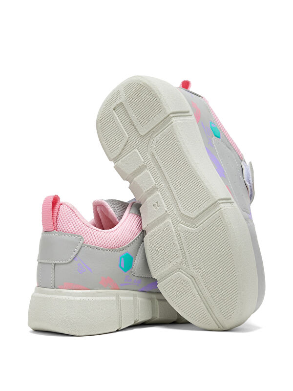 Çocuk Unisex Buz Şeker Rahat Kalıp Cırtlı Ayakkabı - Görsel 3