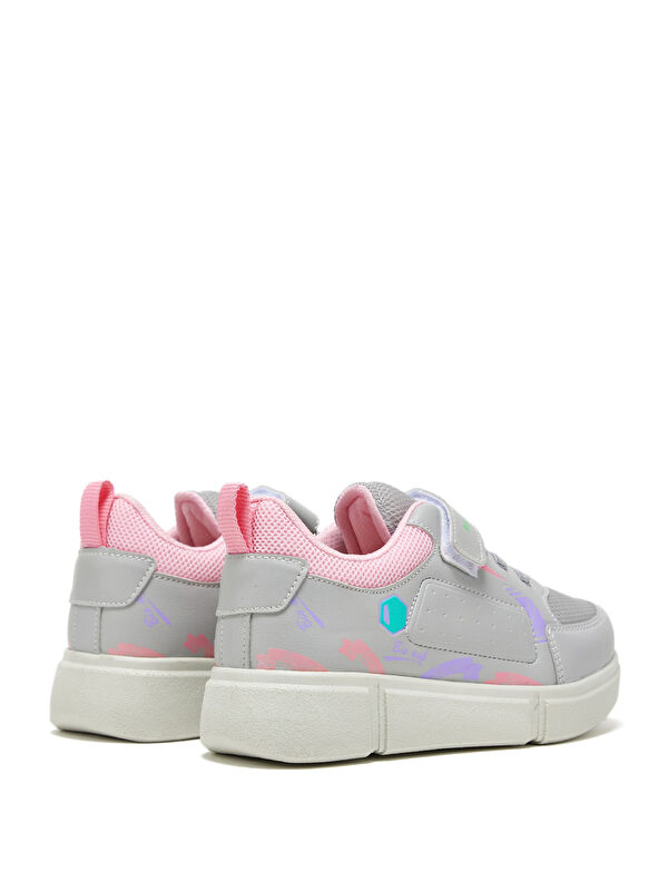 Çocuk Unisex Buz Şeker Rahat Kalıp Cırtlı Ayakkabı - Görsel 4