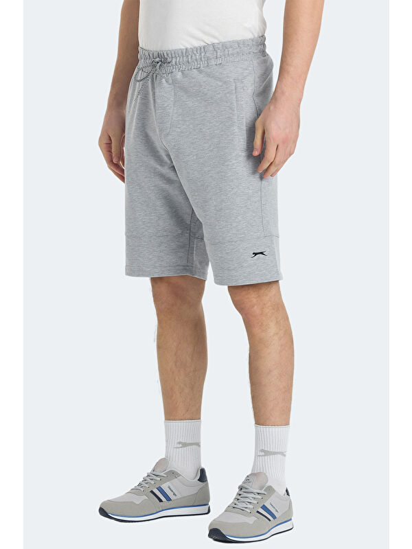 SLAZENGER NORA Erkek Cepli Gri Şort