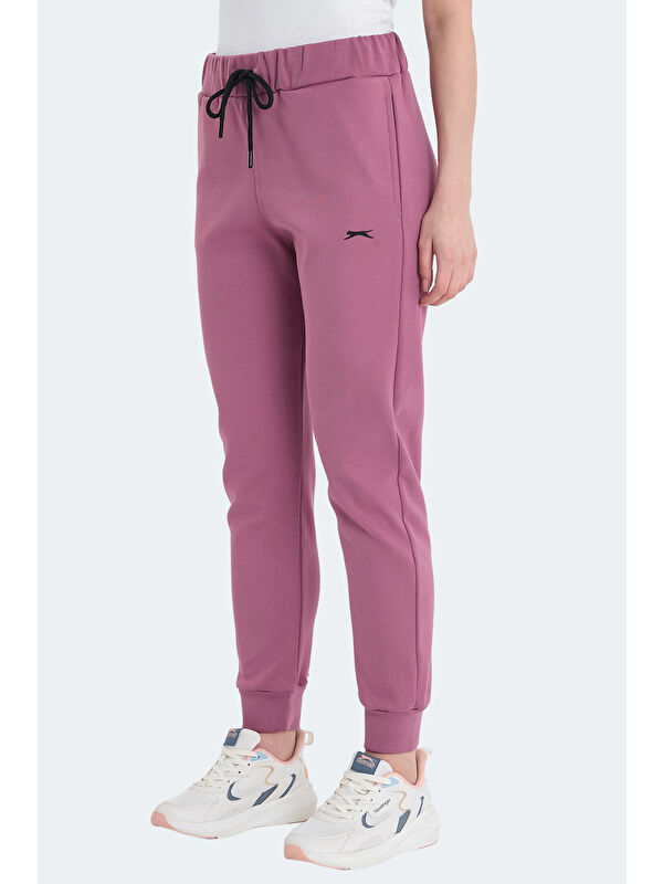 SLAZENGER VETERAN RBN Kadın Cepli Pembe Eşofman Altı
