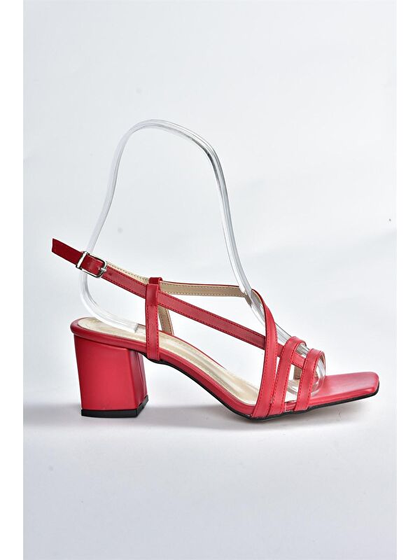 Kırmızı Kadın Topuklu Ayakkabı H922741009 - Görsel 6