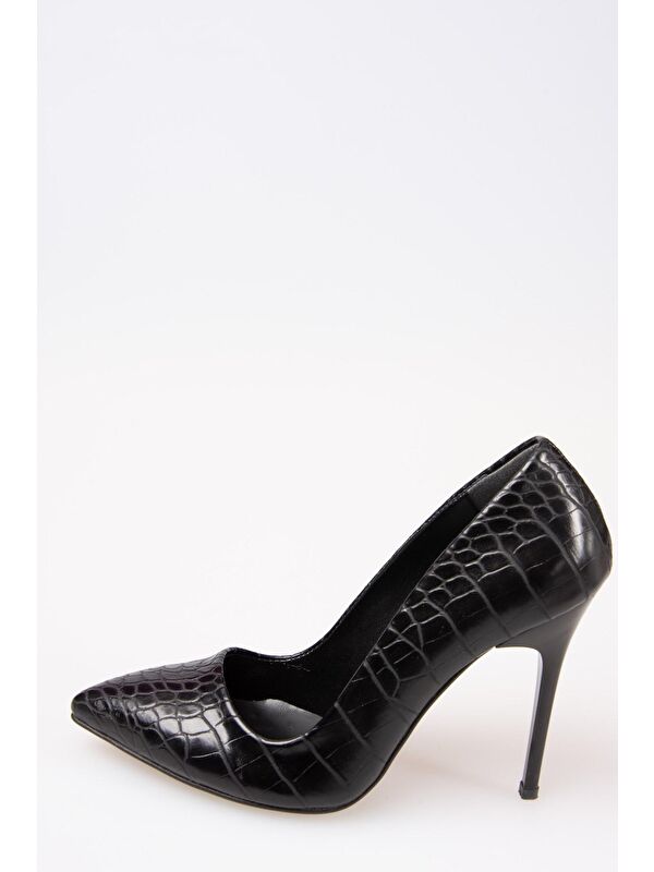 Siyah Kadın Topuklu Ayakkabı G922151911 - Görsel 4