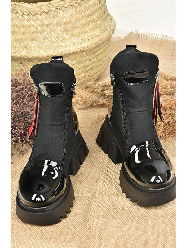 L2390018 Siyah Kadın Bot - Görsel 6