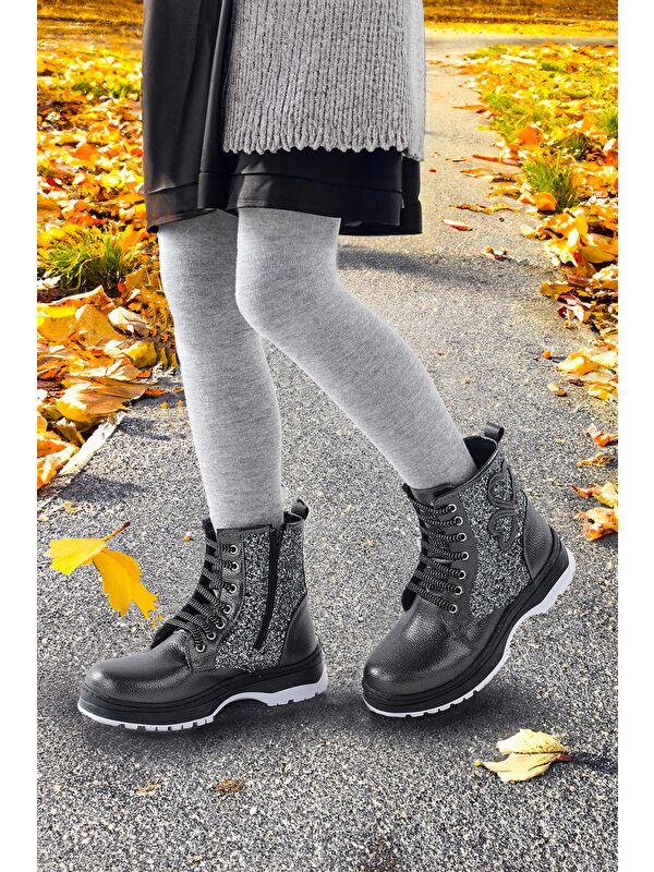 612 Vakko Termo Taban Kız Çocuk Bot Ayakkabı - Görsel 3