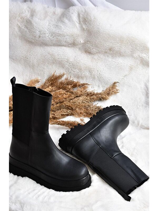 J267063109 Siyah Kadın Bot - Görsel 3