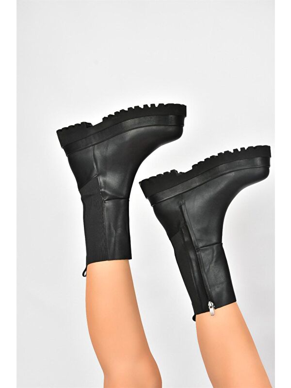 J267063109 Siyah Kadın Bot - Görsel 4