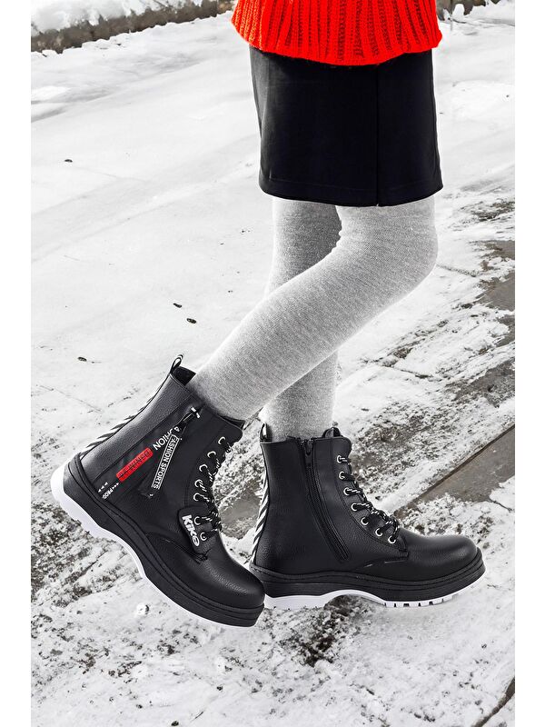 Fermuarlı Termo Taban Kız Çocuk Bot 623 Cilt - Görsel 3