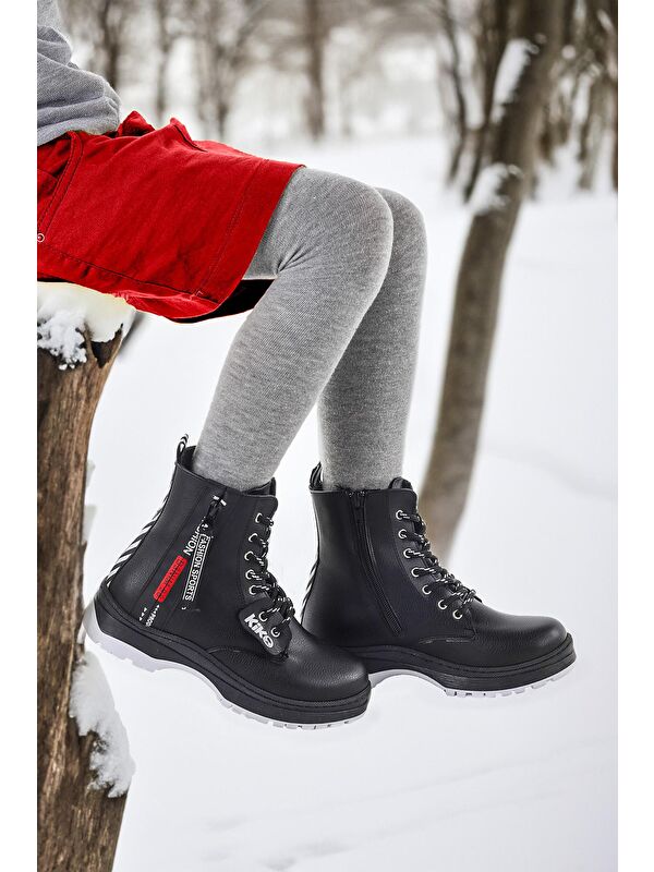 Fermuarlı Termo Taban Kız Çocuk Bot 623 Cilt - Görsel 4