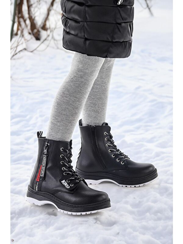 Fermuarlı Termo Taban Kız Çocuk Bot 623 Cilt - Görsel 5