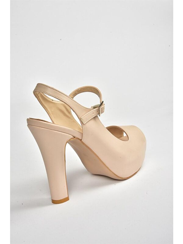 Ten Platform Topuklu Kadın Abiye Ayakkabı M348007009 - Görsel 4