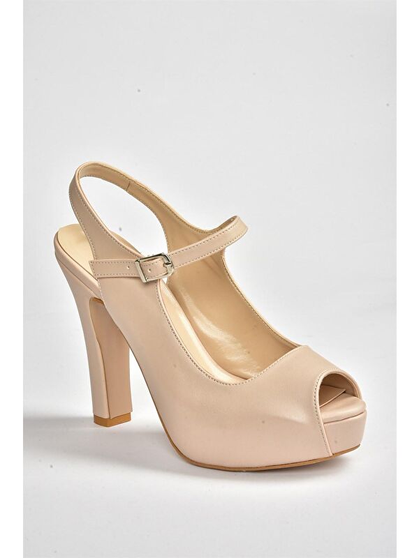 Ten Platform Topuklu Kadın Abiye Ayakkabı M348007009 - Görsel 5