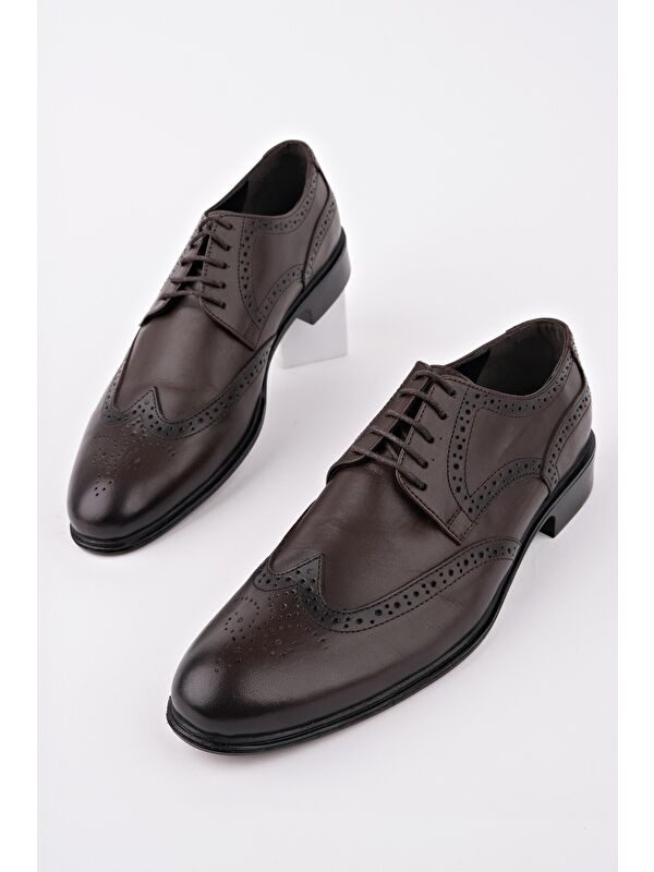 H046 Hakiki Deri Klasik Erkek Ayakkabı - Görsel 3