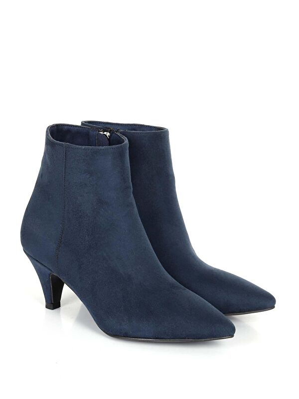 Sivri Burun İnce Topuklu Fermuarlı Kadın Günlük Bot 32132 - Görsel 3