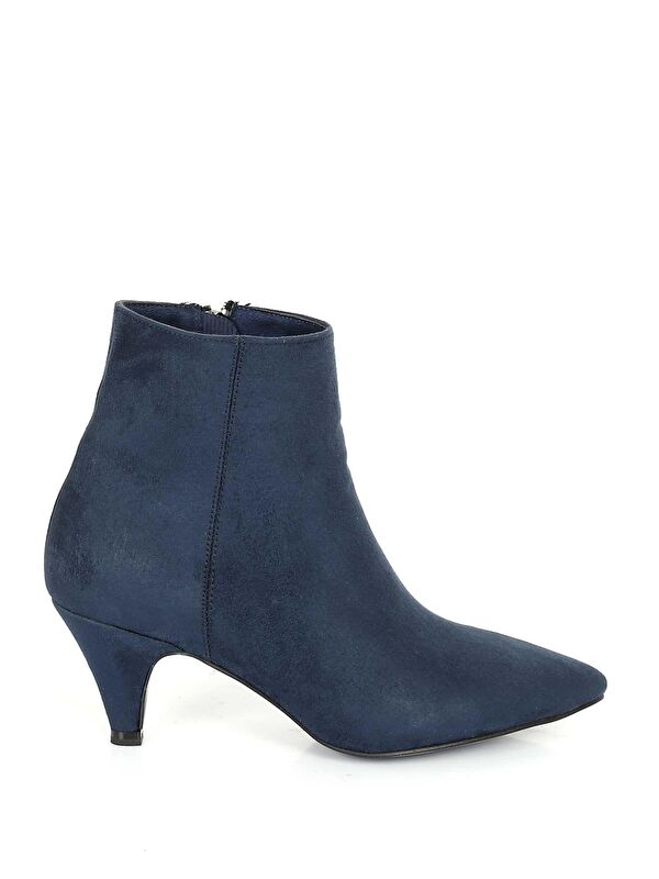 Sivri Burun İnce Topuklu Fermuarlı Kadın Günlük Bot 32132 - Görsel 5