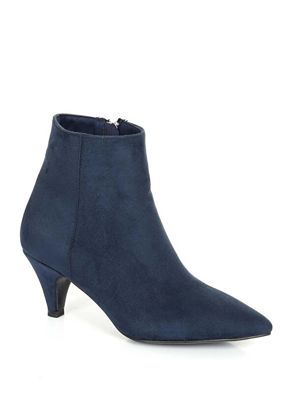 Sivri Burun İnce Topuklu Fermuarlı Kadın Günlük Bot 32132 - Görsel 6