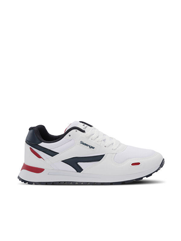 SLAZENGER OPTIMAX I Erkek Beyaz / Lacivert Günlük Spor Ayakkabısı
