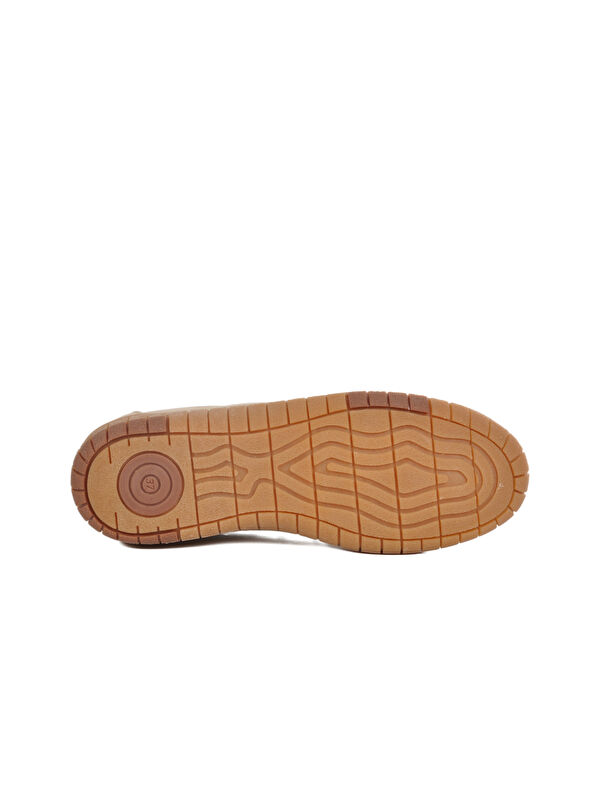 Bej Hakiki Deri Ortopedik Kadın Casual Ayakkabı 401 Z - Görsel 6